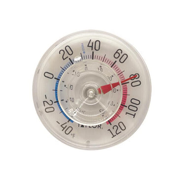 Taylor Dial Thermometer Plastic Clear 3.5 in.