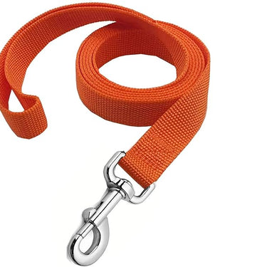 Western Recreation Dog Rope Leash (6ft, Orange)