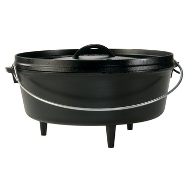 Lodge Logic Cast Iron Dutch Oven 12 in. 6 qt Black