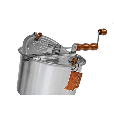 Whirley Pop Aluminum Stove Top Popcorn Popper 16.5 in. 6 qt Silver
