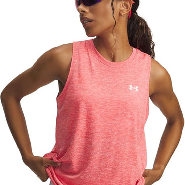 Under Armour UA Tech™ Twist Women's Tank (Venom Red/White) Size L