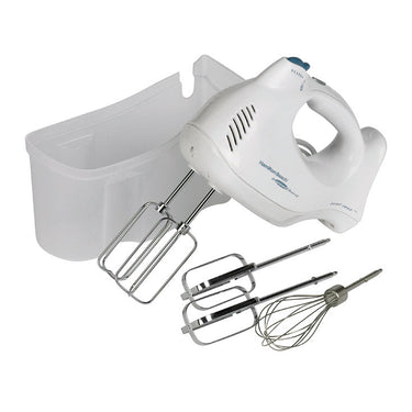Hamilton Beach White 6 speed Hand Mixer