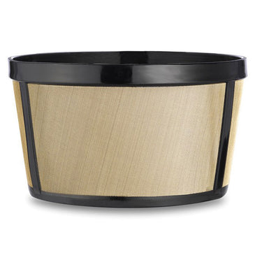 Medelco 12 cups Black/Gold Basket Coffee Filter 1 pk