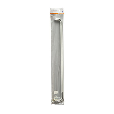 Kenney White Traditional/Transitional Double Curtain Rod 28 in. L X 48 in. L