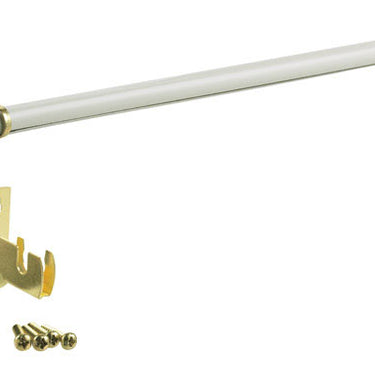 Kenney Enamel White Sash Rod 28 in. L X 48 in. L