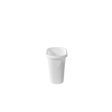 Rubbermaid 3 gal White Polypropylene Open Top Wastebasket