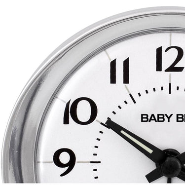 Westclox Baby Ben Silver Alarm Clock Analog Battery Operated