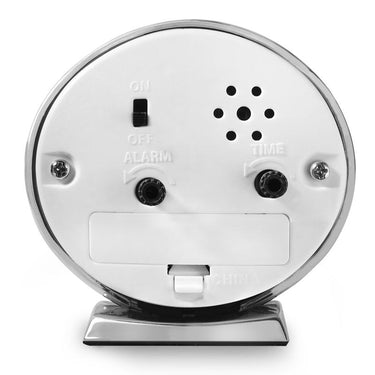 Westclox Baby Ben Silver Alarm Clock Analog Battery Operated