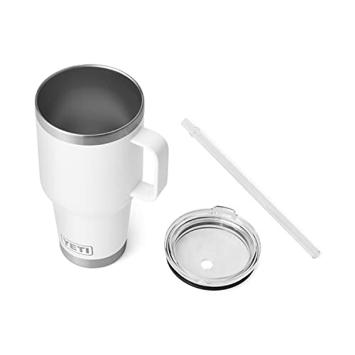 Load image into Gallery viewer, Yeti Rambler 35oz Mug with Straw Cup White
