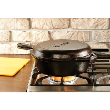 Lodge Logic Cast Iron Skillet Set 10 in. 3.2 qt Black