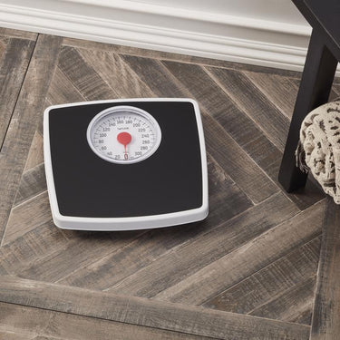 Taylor 330 lb Analog Bathroom Scale Black