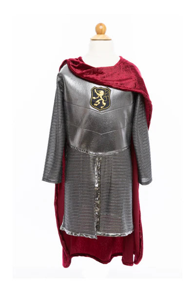 Load image into Gallery viewer, Silver Knight Tunic with Cape
