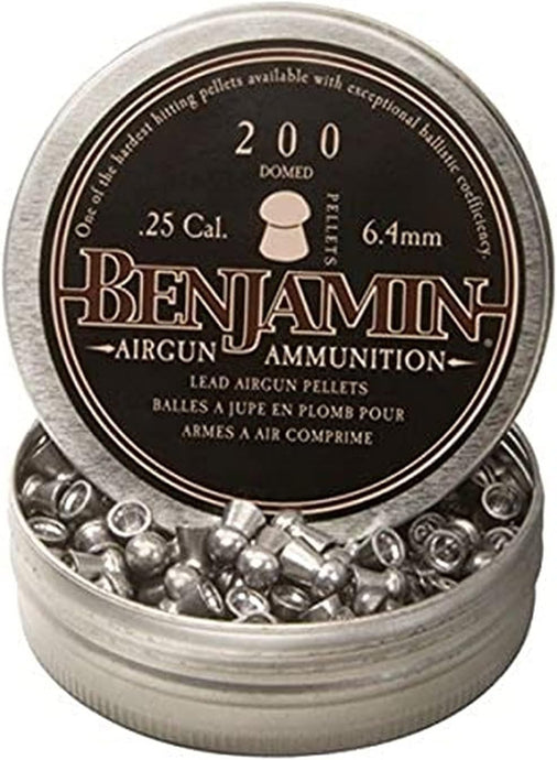 Crosman Domed Pellets.25 Caliber, 27.8 Grains 200 COUNT