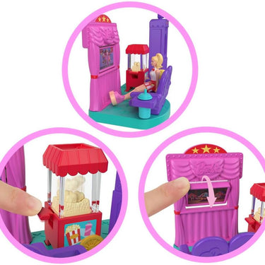 Barbie Mini Doll House Playset: Movie Theatre
