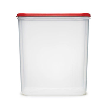 Rubbermaid 21 cups Clear/Red Food Storage Container 1 pk
