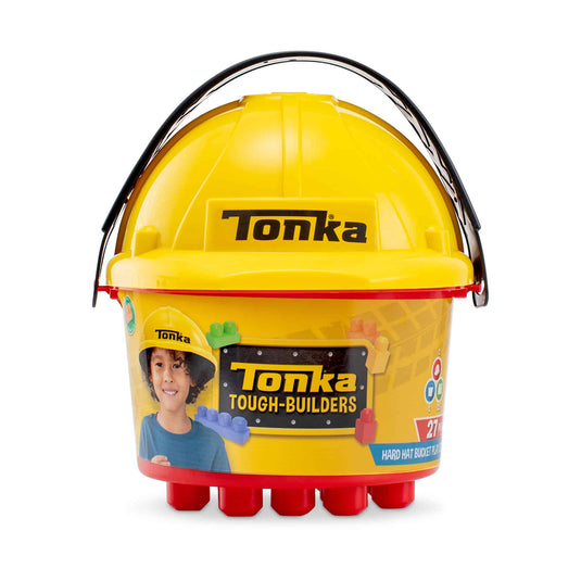 Tonka Tough Builders Hard Hat & Large Size Building Blocks