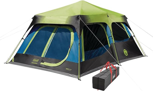 Coleman 10-Person Dark Room Instant Cabin Tent with Rainfly