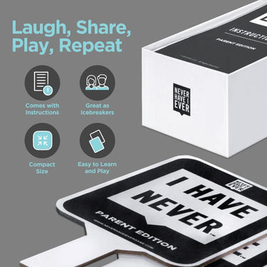 Never Have I Ever Card Game: Parent Edition