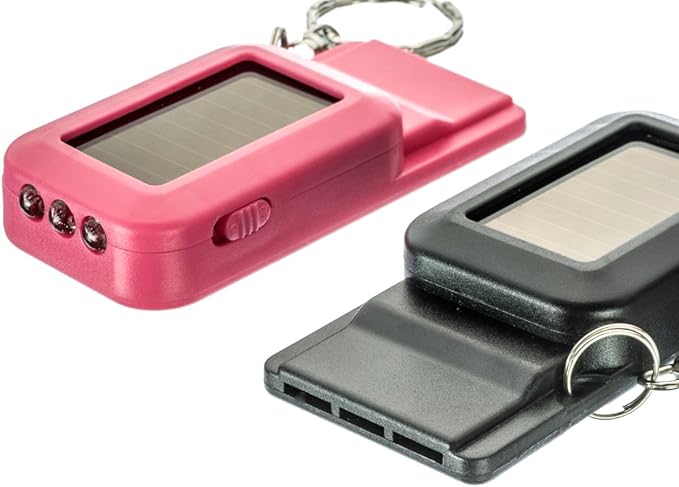 Load image into Gallery viewer, SE 3-in-1 Solar-Powered LED Whistles with Keychains
