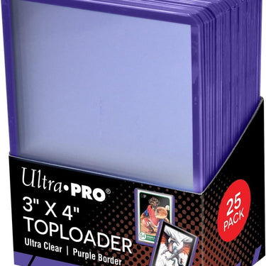 Ultra PRO - 3x4 Purple Border Toploaders 25ct