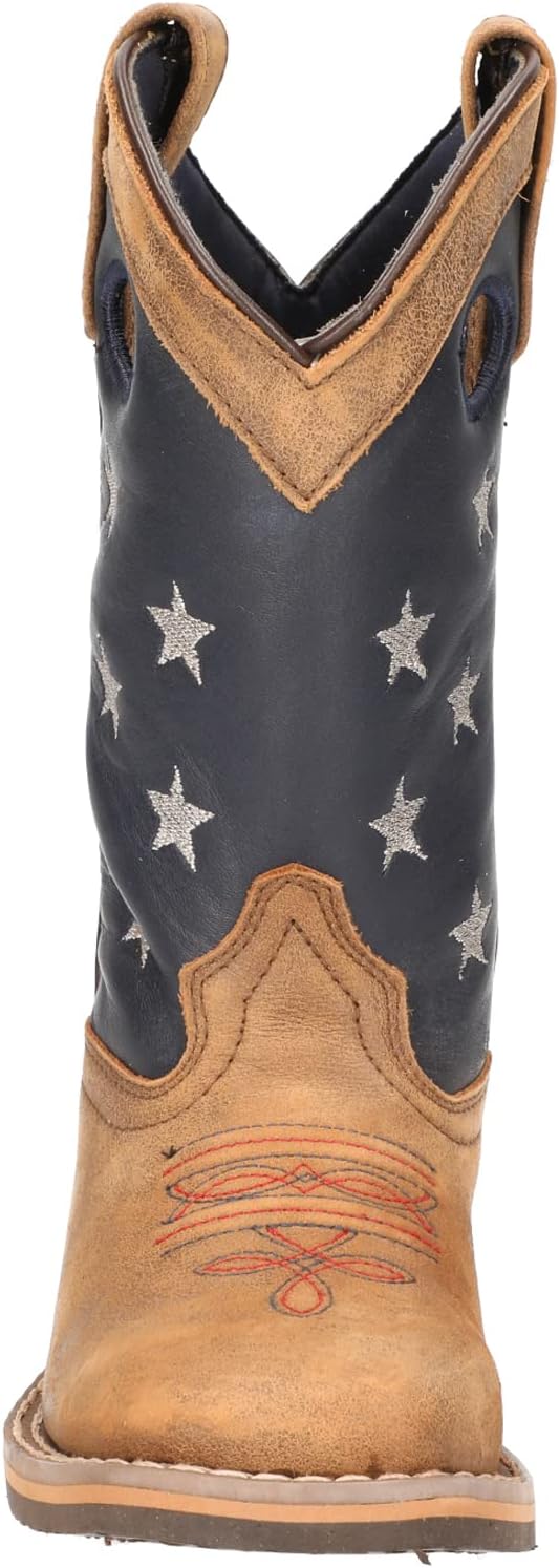 Load image into Gallery viewer, SMOKEY MOUNTAIN STARS AND STRIPES WESTERN BOOTS YOUTH 5.5
