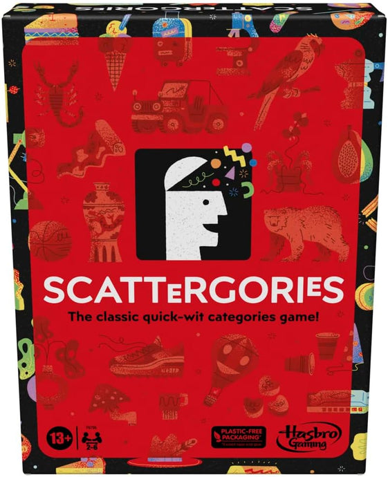 Classic Scattergories Game, Party Game for Adults and Teens Aged 13 and up, Board Game for 2-6 Players