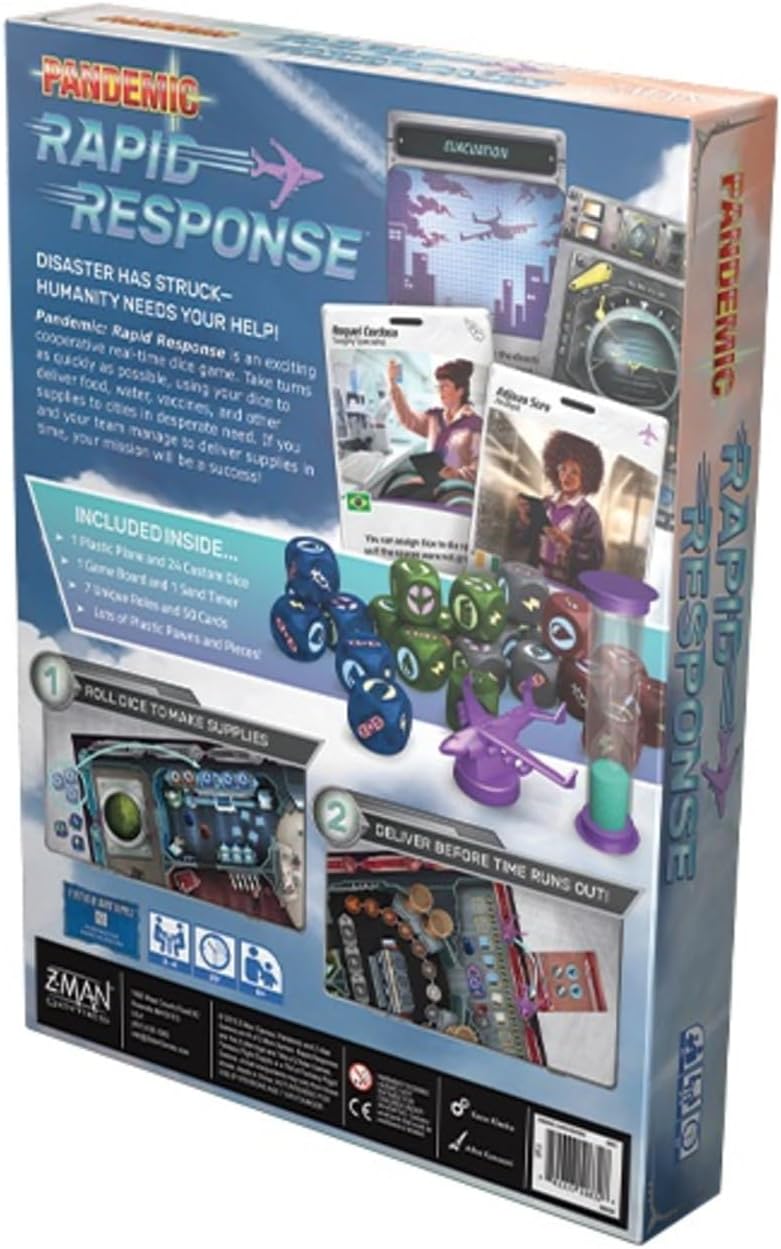 Load image into Gallery viewer, Z-Man Games Pandemic Rapid Response Board Game | Family Board Game | Board Game for Adults and Family | Cooperative Board Game | Ages 8+ | 2 to 4 players | Average Playtime 20 minutes
