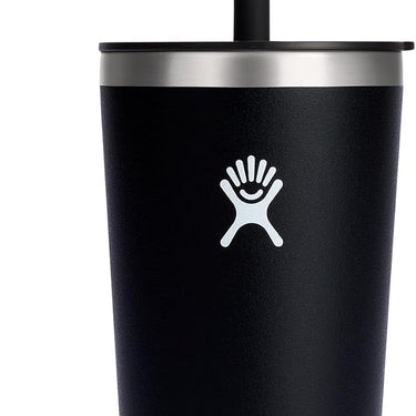 Hydro Flask 20oz All Around Tumbler with Straw Lid (Black)