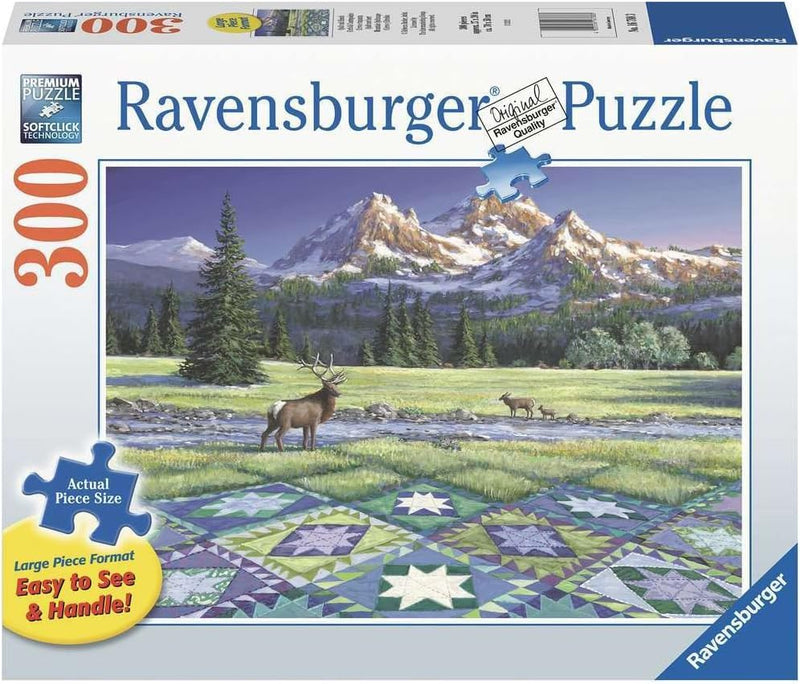 Load image into Gallery viewer, Ravensburger Mountain Quiltscape - 300 Pieces
