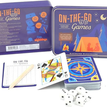 Kikkerland On-The-Go Games Tin Kit