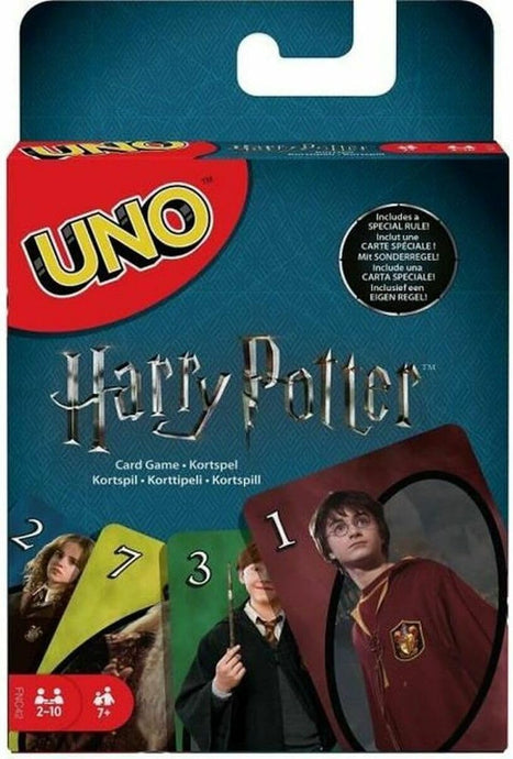 Mattel Games UNO Harry Potter Card Game for Kids, Adults and Game Night Based On the Popular Series for 2-10 Players