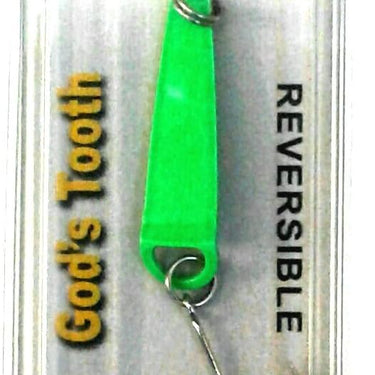 Elgin Fishing God's Tooth 1/10oz Fishing Spoon (Fluorescent Green)