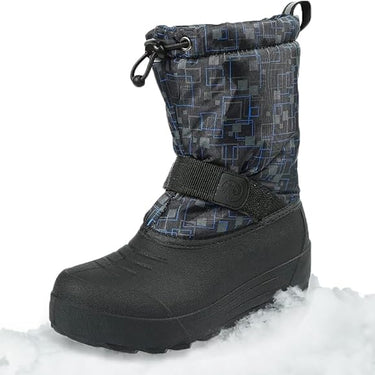 Northside Little Kid's Frosty Insulated Winter Snow Boots (Black/Blue) Sizes 11-3