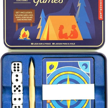 Kikkerland On-The-Go Games Tin Kit
