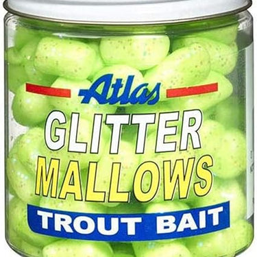 Atlas Mike's Glitter Mallows (1.5 Oz) - Chartreuse/Garlic