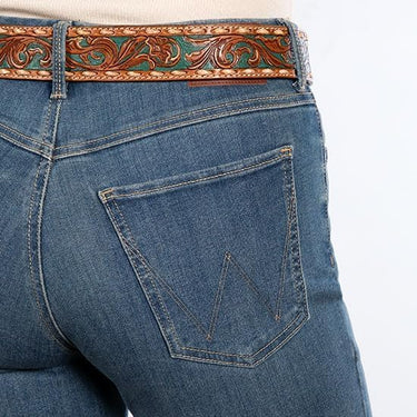 Wrangler Bespoke Bootcut Jeans Blue (Ada) Size 31X34