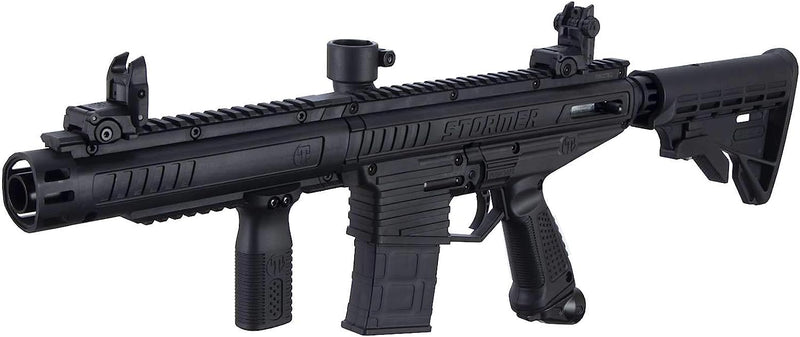Load image into Gallery viewer, Tippmann Stormer Elite .68 Caliber Dual Fed Paintball Marker Black
