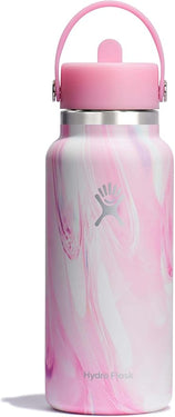 Hydro Flask 32oz Wide Flex Straw Cap Bottle (Jelly Pink)