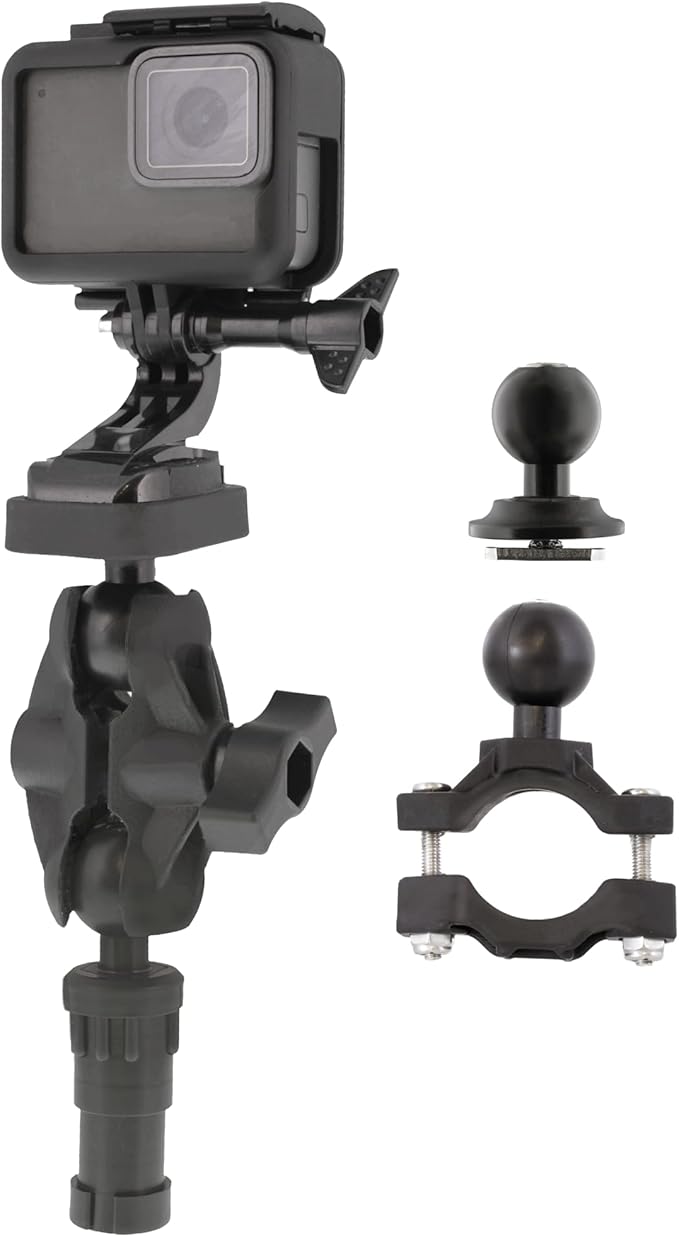 Scotty 0134 Action Camera Mount 2.0 w/Post, Track & Rail Mounts (Camer ...