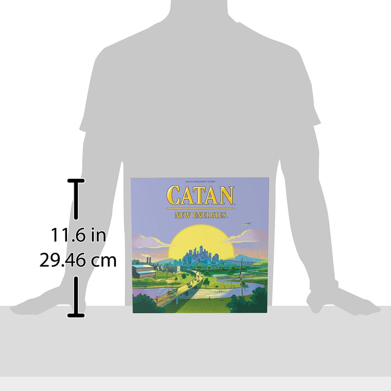 Load image into Gallery viewer, CATAN New Energies Board Game - Sustainable Resources &amp; Strategy, Classic Gameplay with a Modern Twist! Family Game for Kids and Adults, Ages 12+, 3-4 Players, 90 Min Playtime, Made by CATAN Studio
