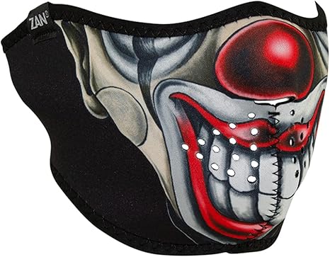 Half Mask Neoprene Clown