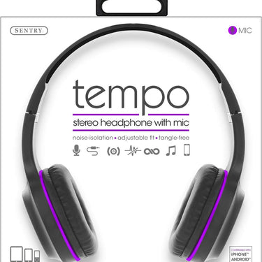 Sentry Tempo Stereo Headphones