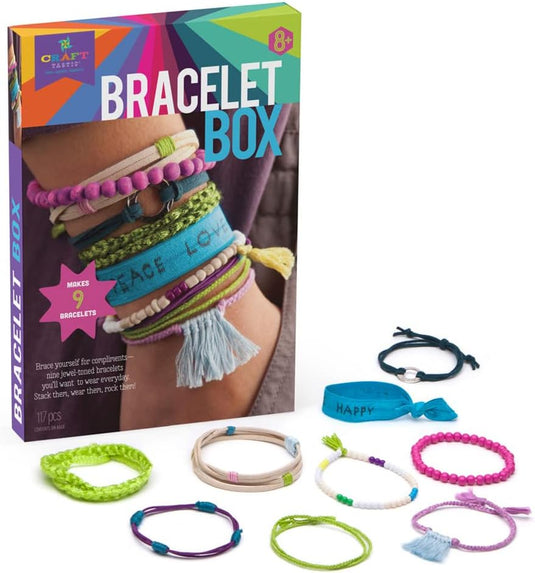 Craft-tastic Bracelet Box-Jewel Jewelry, DIY Craft Kit, Multi