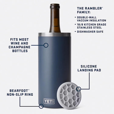 YETI Rambler Wine Chiller (Big Sky Blue)