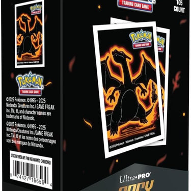 Ultra POR Apex Deck Protectors - Pokémon Neon Kanto - Charizard (105ct)
