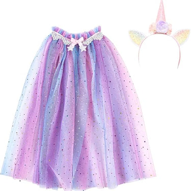 Rainbow Unicorn Cape & Headband