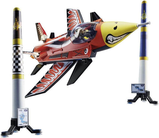 Air Stunt Show 70832 Eagle Jet, Toy Plane with Wind-up Motor, Aeroplane Toy for 5+ Year Olds