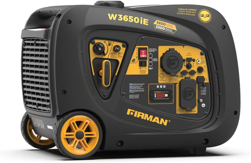 Load image into Gallery viewer, Firman Whisper Series 3650 W 120 V Gasoline Inverter Inverter Generator 3650 W
