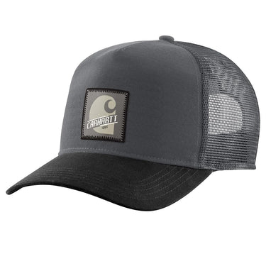 Carhartt Rugged Flex™ Five-Panel C Patch Cap (Shadow/Black)