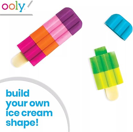 Load image into Gallery viewer, Ooly Icy Pops Fruit-Scented Erasers (4 Set)
